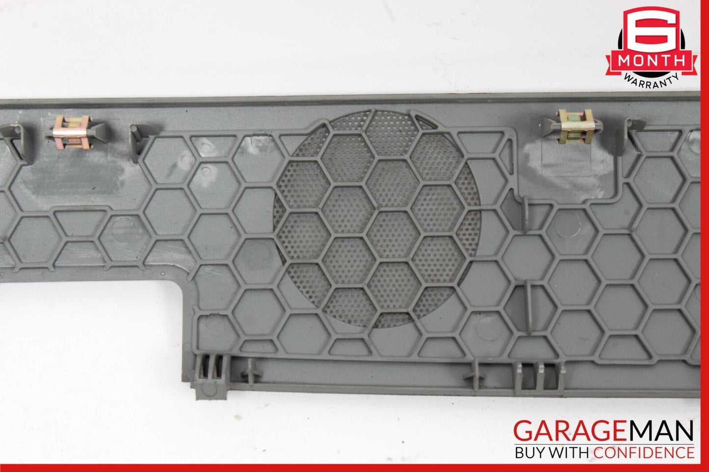 03-12 Mercedes R230 SL500 SL550 Rear Deck Speaker Cover Trim Panel Gray OEM