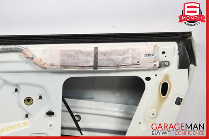 12-20 Mercedes R172 SLK250 Front Right Side Exterior Door Shell Calcite White