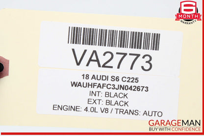12-18 Audi S6 A7 Front Left Interior Corner Door Window Trim 4G0857505A OEM