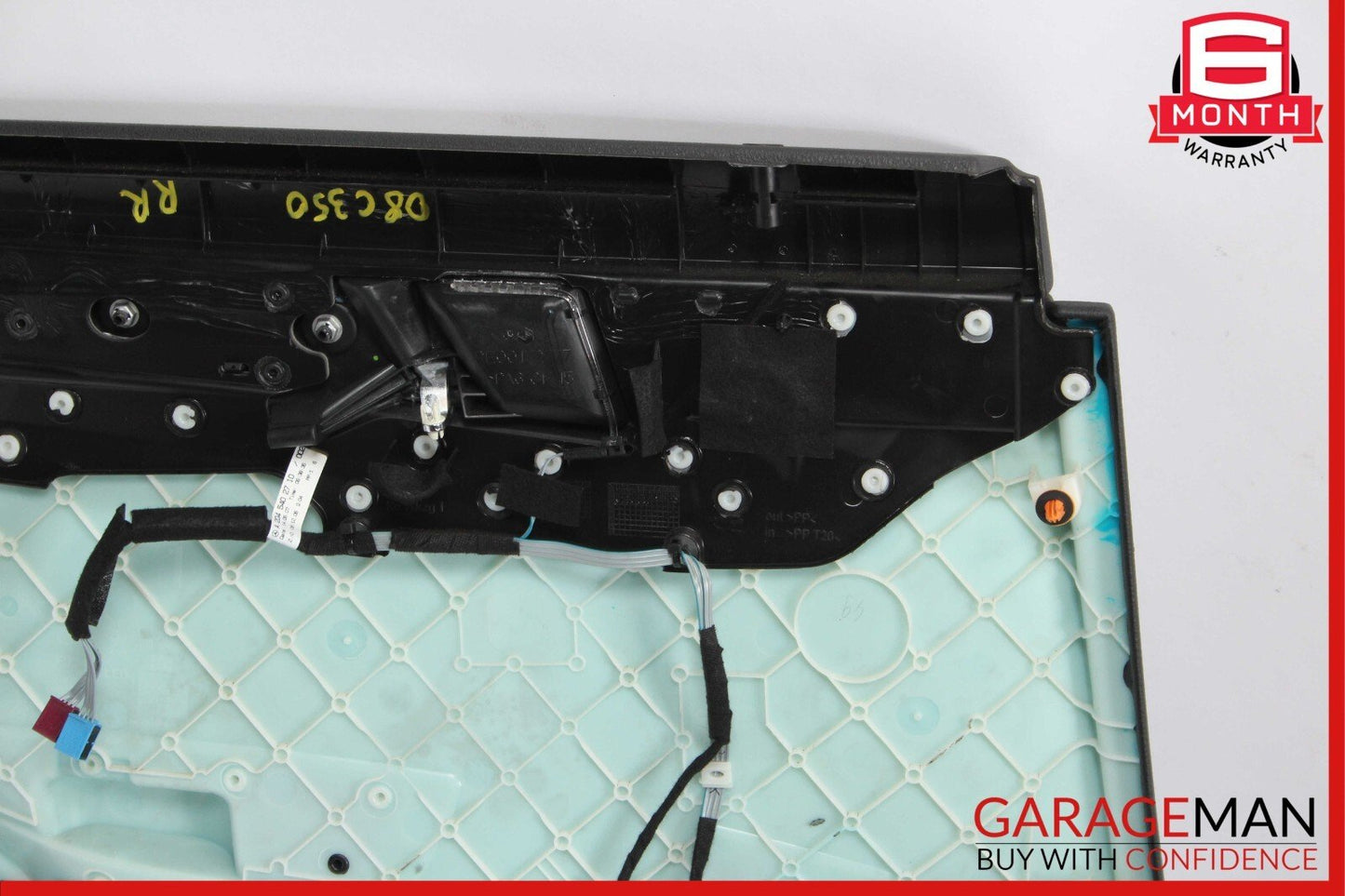 08-11 Mercedes W204 C350 Rear Right Passenger Side Interior Door Panel Black OEM