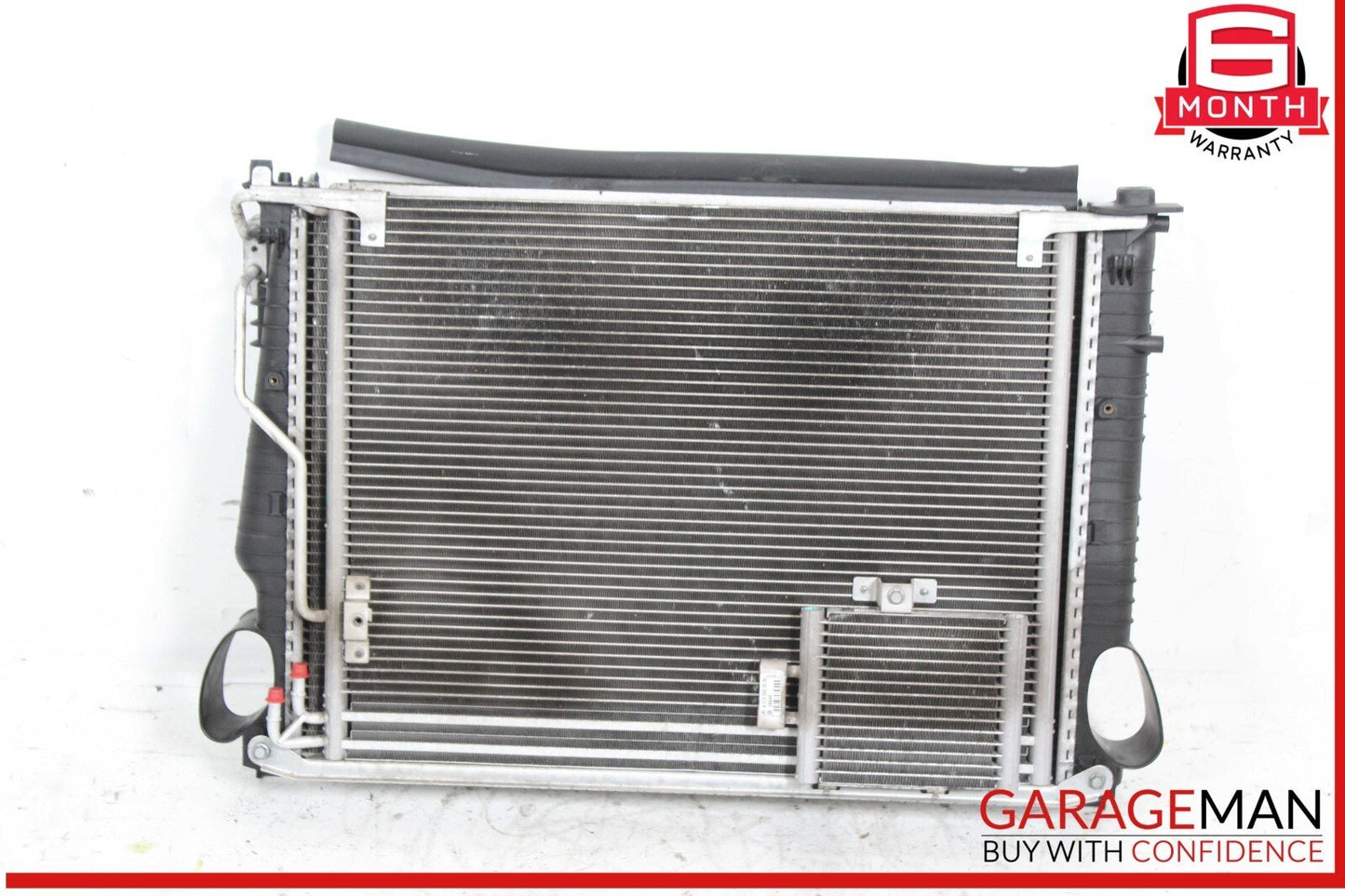 03-08 Mercedes R230 SL500 Engine Radiator A/C AC Condenser Oil Cooler Assembly