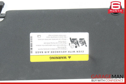 08-14 Mercedes W204 C300 C350 Front Right Sunvisor Sun Visor Black OEM