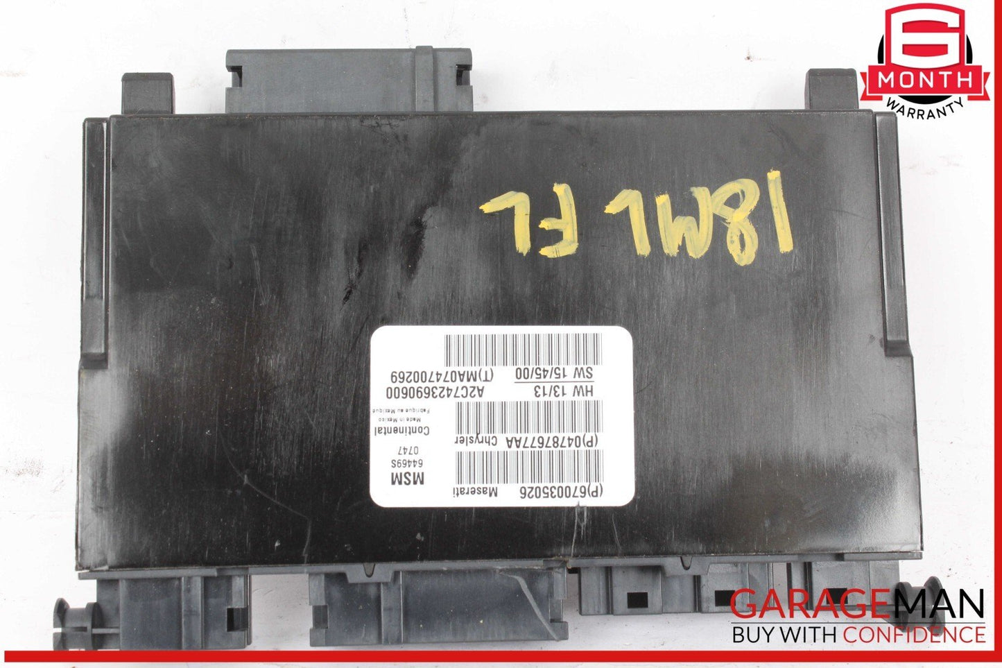 14-20 Maserati Levante Ghibli Front Left Driver Side Seat Control Module OEM