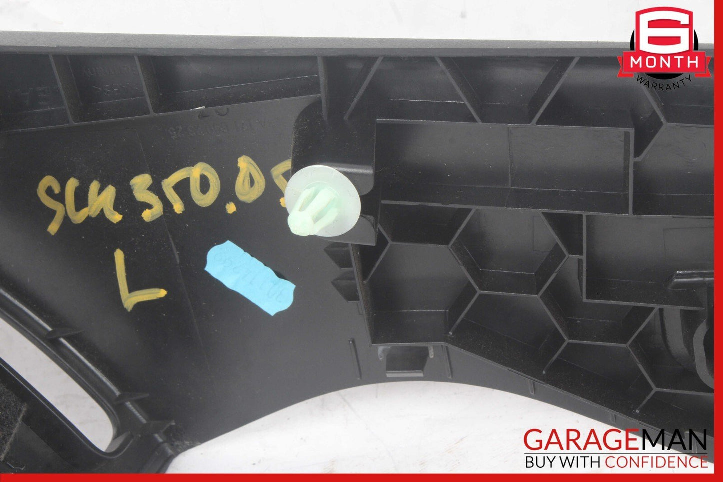 05-08 Mercedes R171 SLK350 SLK280 Front Left Side Seat Belt Cover Trim Panel OEM