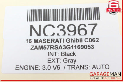 14-17 Maserati Ghibli Dash Headlight Ambient Light Dimmer Switch Controller