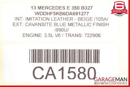 08-18 Mercedes W212 E350 CLS400 Complete Front and Rear Brake Calipers Set OEM