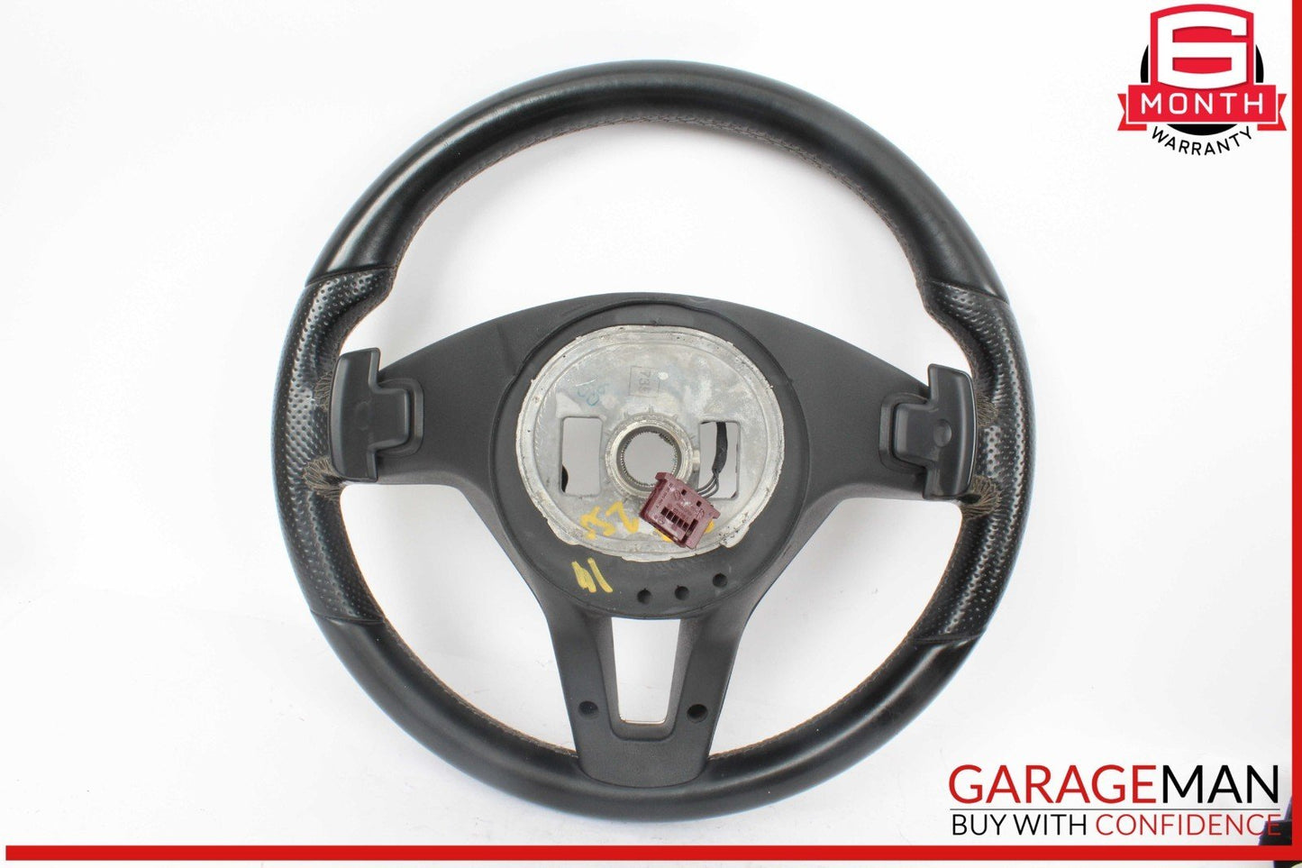 14-19 Mercedes W117 CLA250 Steering Wheel w/ Paddle Shifters Black OEM