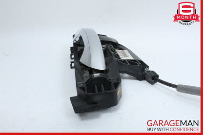 07-13 Mercedes W221 S550 Rear Left Driver Side Exterior Door Handle Silver OEM