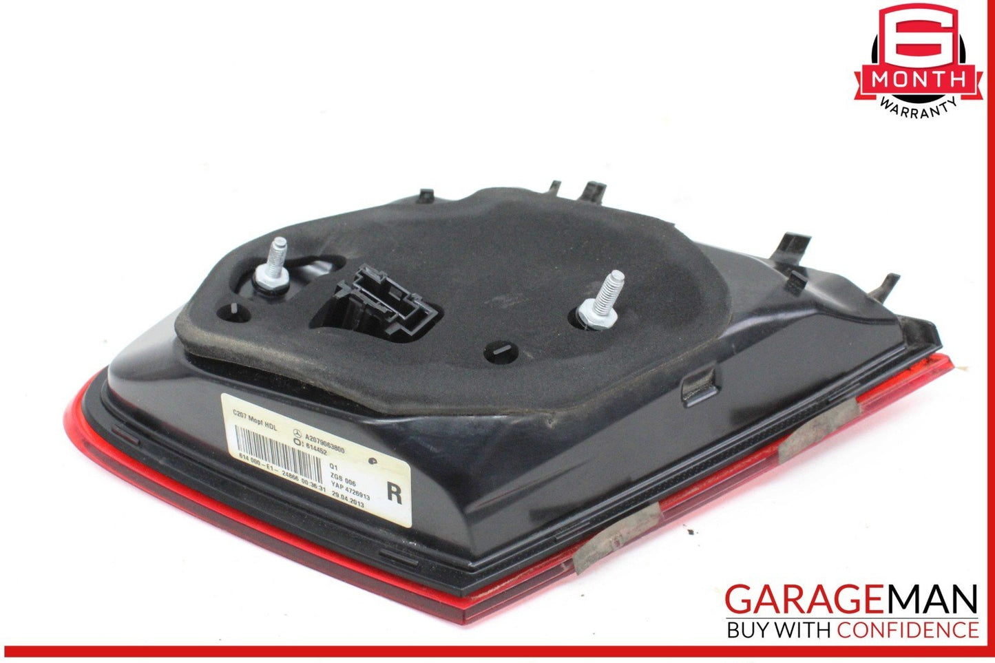 14-17 Mercedes W207 E350 Rear Right Passenger Side Inner Tail Light Lamp OEM