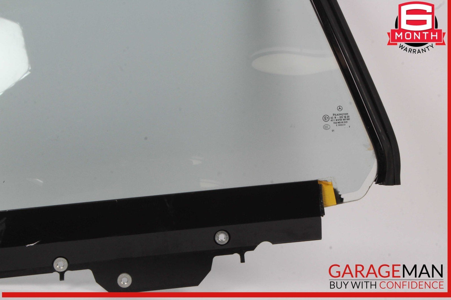 07-14 Mercedes W216 CL550 CL600 Rear Right Side Door Quarter Window Glass OEM