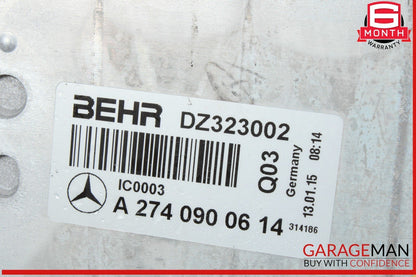 15-20 Mercedes W205 C300 SLC300 M274 Intercooler Air Cooler Radiator OEM