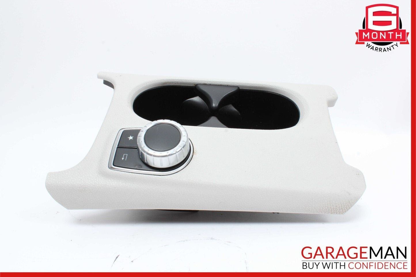 14-18 Mercedes W117 CLA250 Center Console Cup Holder Trim Panel w/ Control Unit