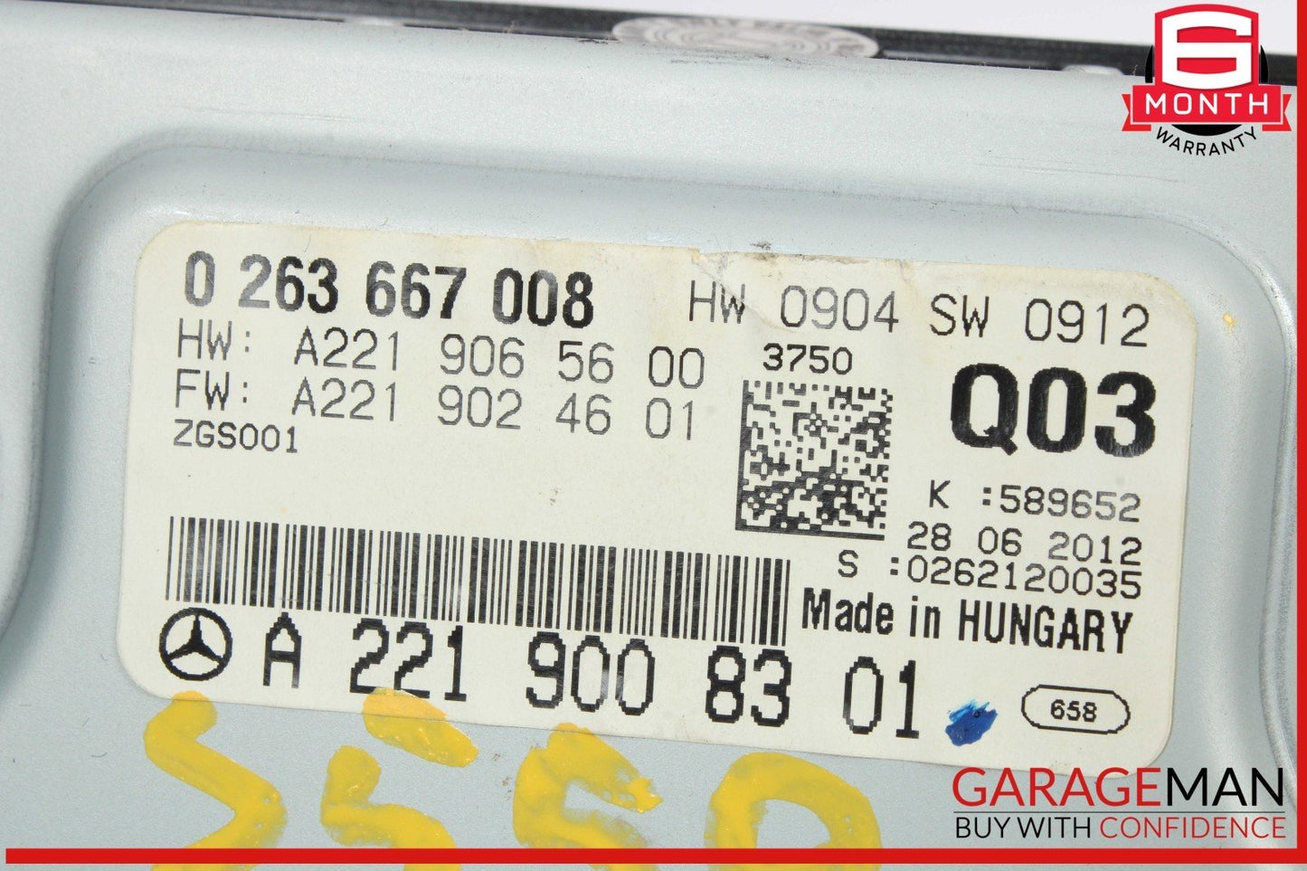 10-14 Mercedes W221 S550 S600 Information Navigation Display Screen Monitor OEM