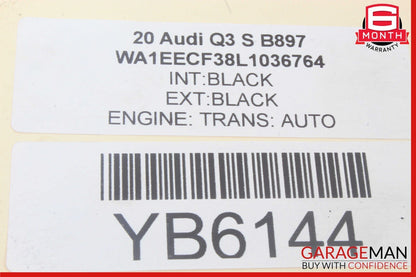 18-23 Audi Q3 TT Rear Left or Right Side Lower Control Arm OEM