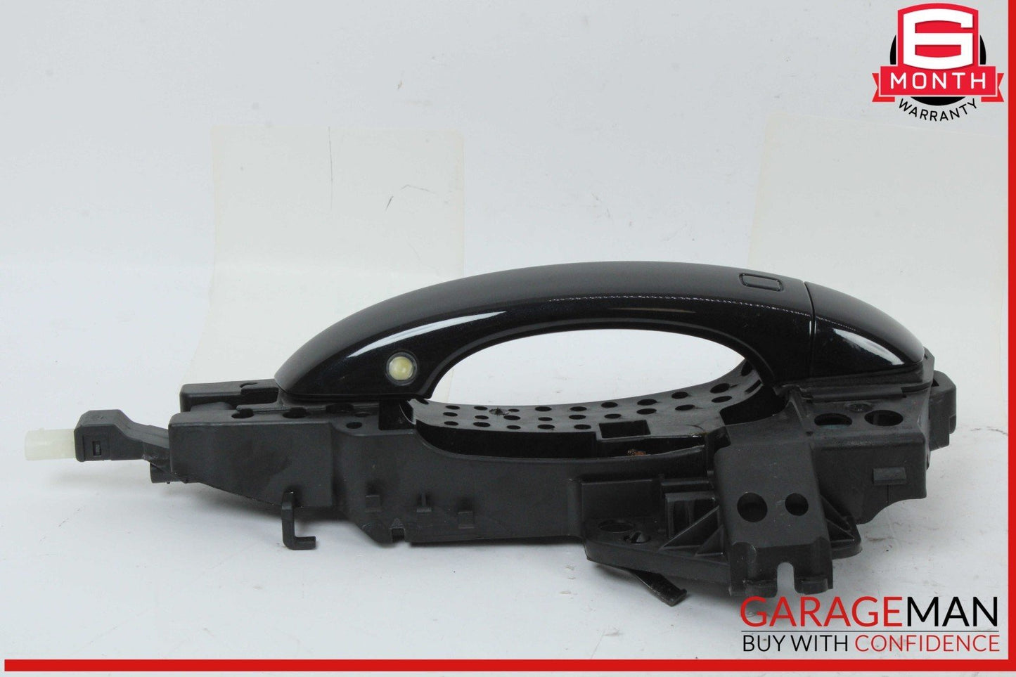 17-24 Audi Q7 Rear Left Driver Side Exterior Door Handle Black 4M0837885 OEM