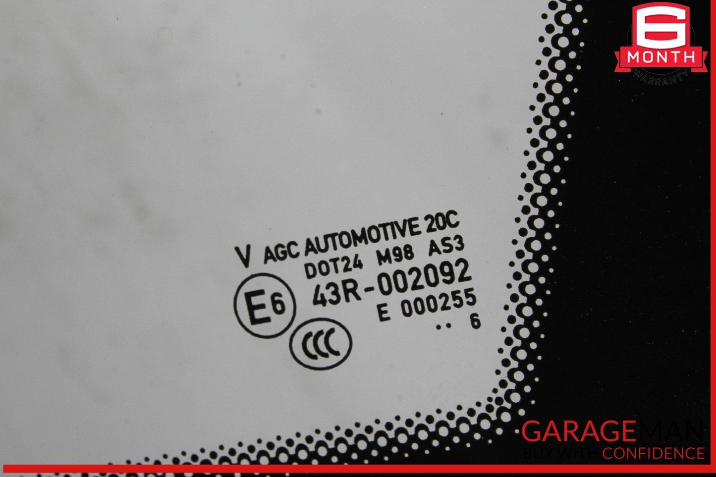 15-24 Porsche Macan 95B Rear Right Side Quarter Window Glass 95B845298XB OEM