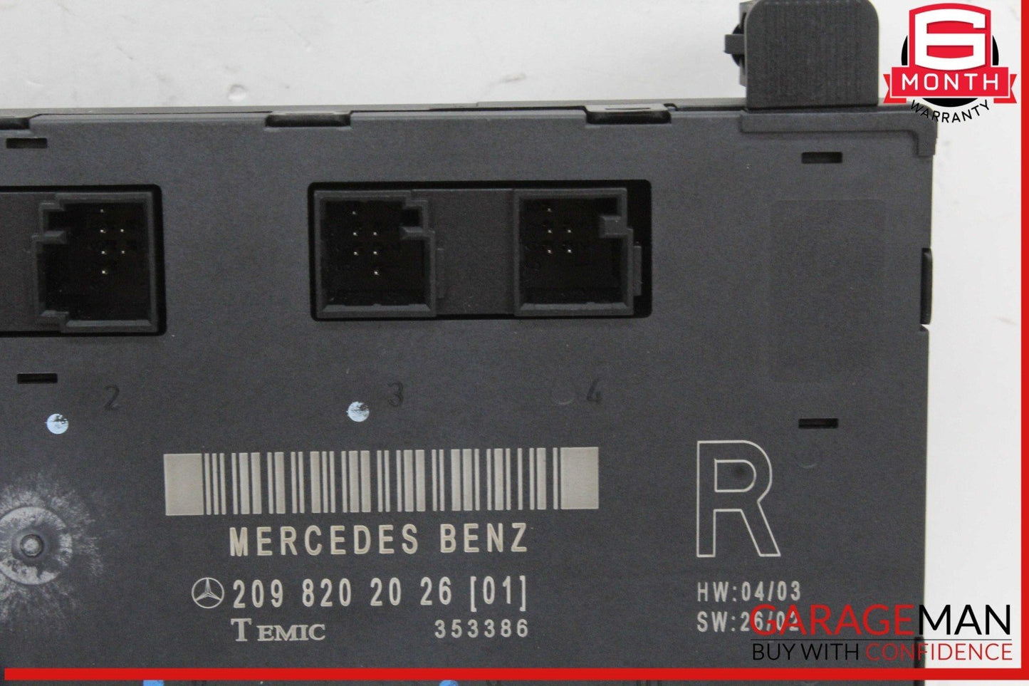 03-09 Mercedes W209 CLK350 Front Right Side Door Control Module Unit OEM