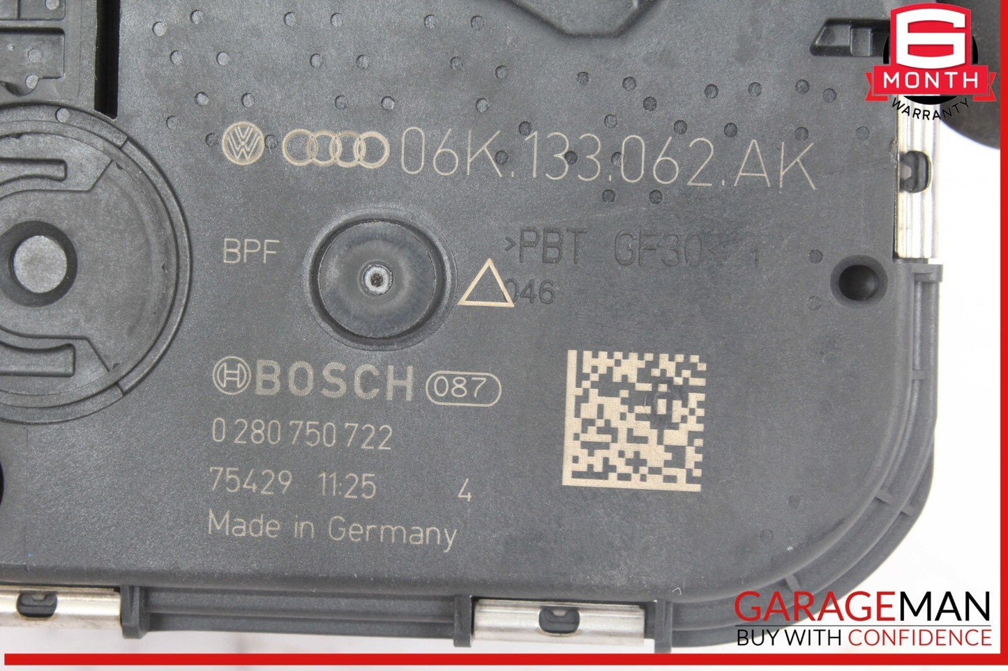 17-20 Audi A4 Engine Air Intake Throttle Body Valve 06K133062AK OEM