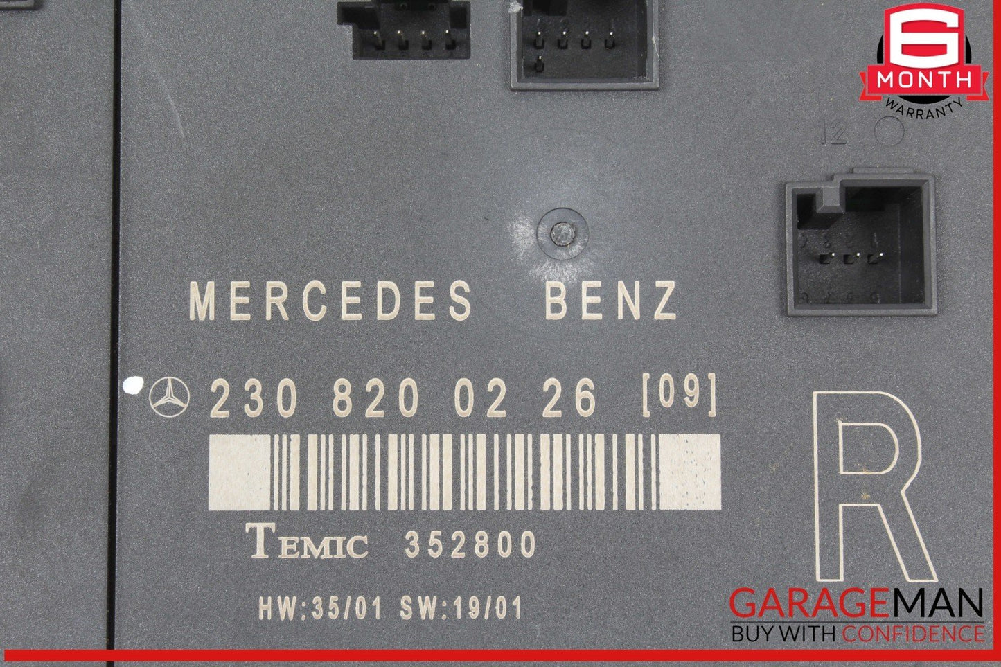03-12 Mercedes R230 SL500 SL55 SL600 Front Right Side Door Control Module OEM