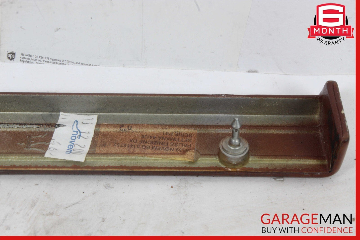 03-08 Maserati Quattroporte M139 Right Side Dashboard Panel Trim Wood OEM
