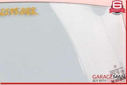 06-11 Mercedes W219 CLS550 CLS500 Rear Right Passenger Side Door Window Glass