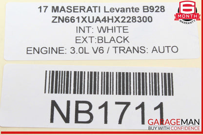 17-20 Maserati Levante M161 Ghibli M157 3.0L Ignition Control Module ECU OEM