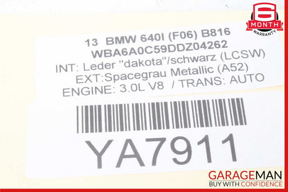 13-18 BMW 650i 640i F06 Front Left Driver Seat Adjustment Control Switch OEM