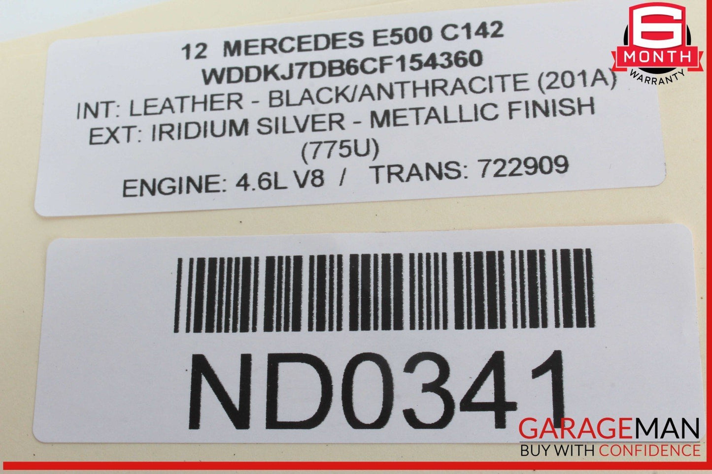 07-16 Mercedes W212 E550 E350 Rear Trunk Tailgate Release Open Handle OEM