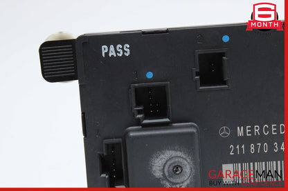 07-09 Mercedes W211 E350 E63 AMG Rear Right Door Control Module 2118703485 OEM
