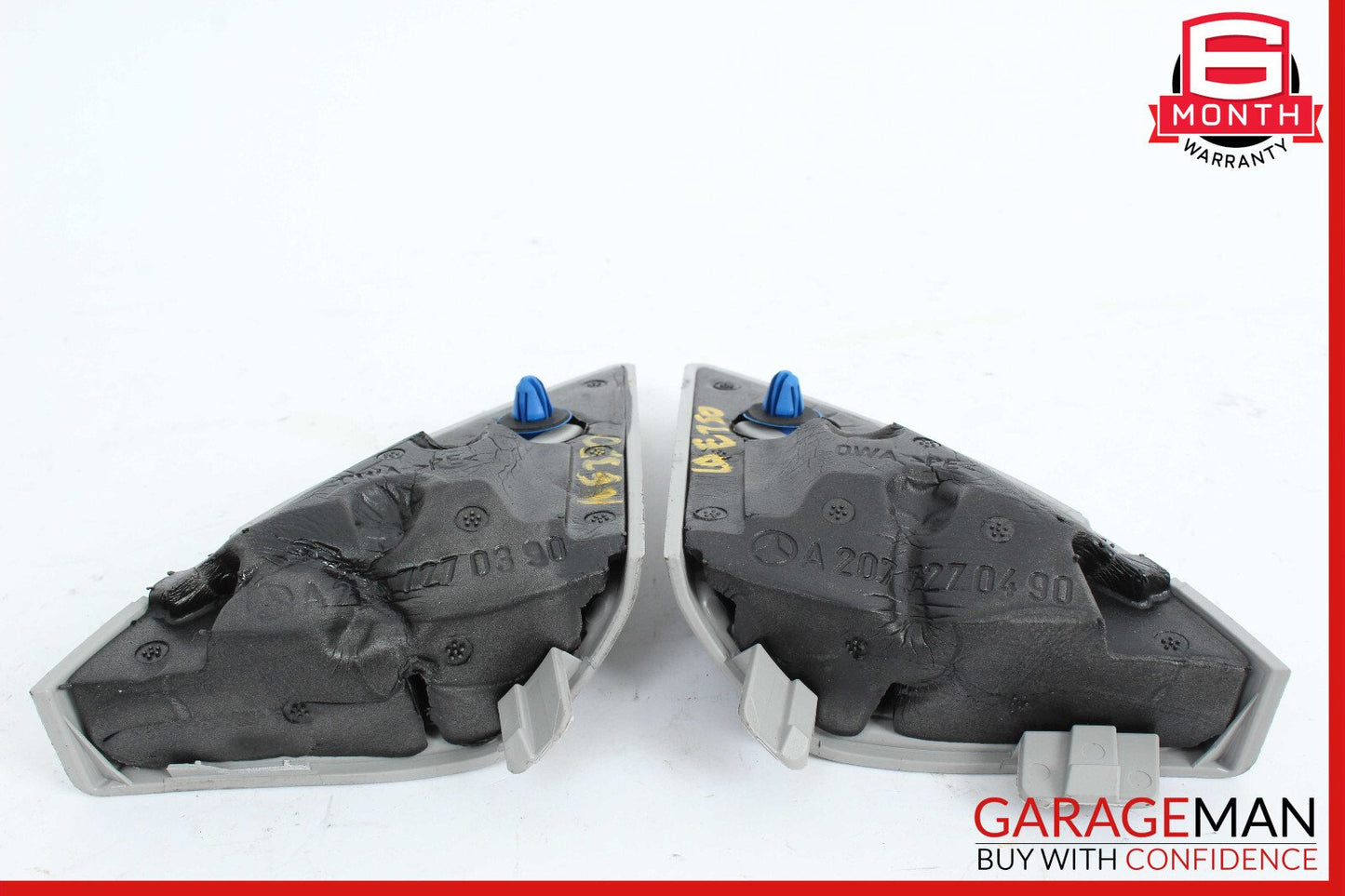 10-17 Mercedes W207 E350 Coupe Right & Left Side Door Tweeter Trim OEM
