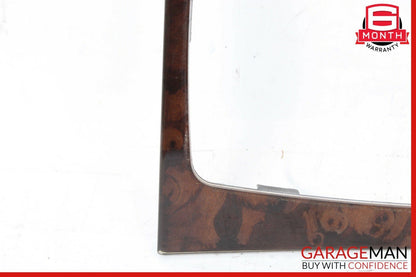 08-14 Mercedes C250 E350 E550 Center Console Shift Shifter Bezel Trim Wood OEM