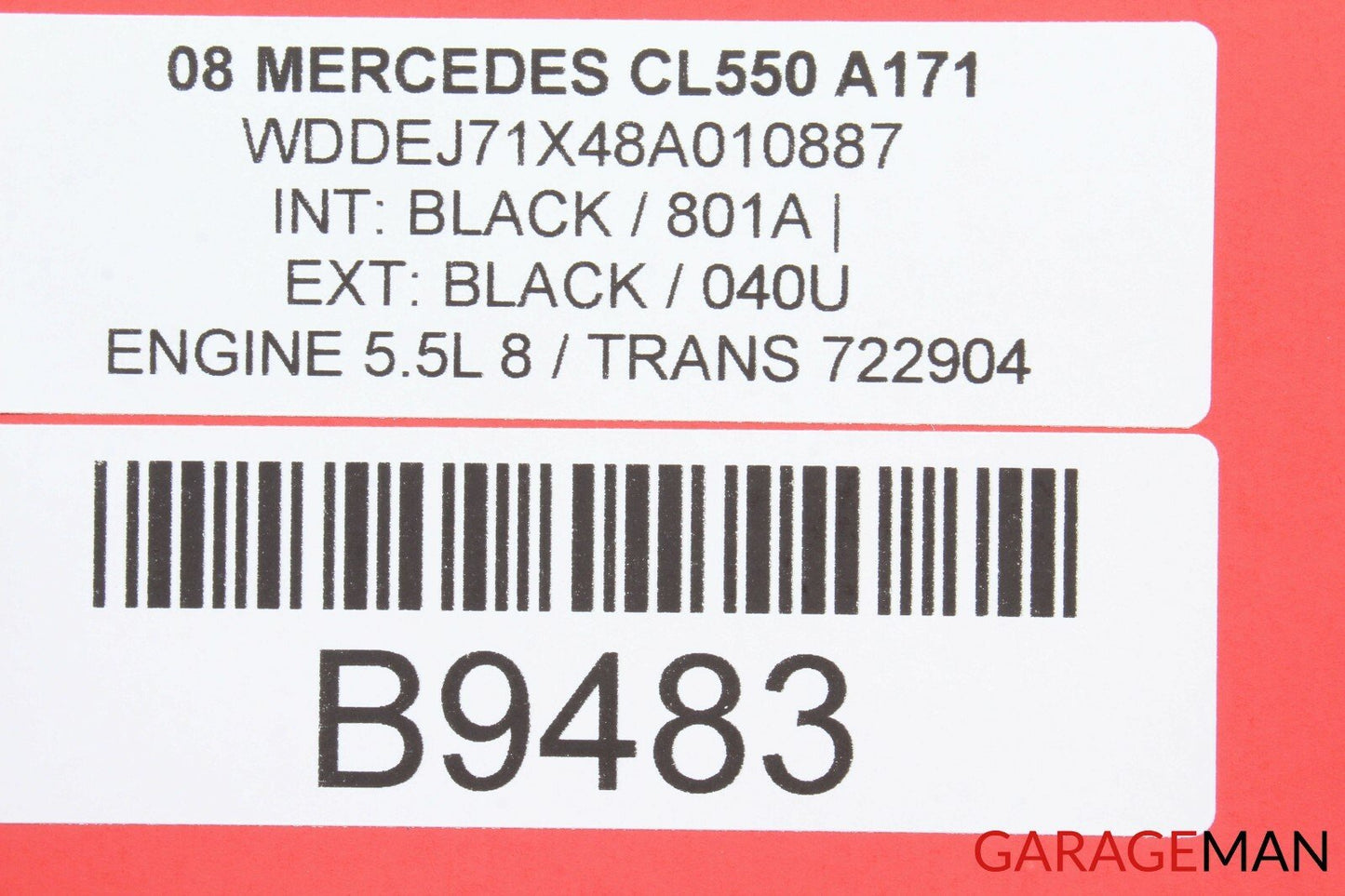 07-13 Mercedes W216 CL550 CL63 AMG Rear Left Driver Side Door Speaker Tweeter