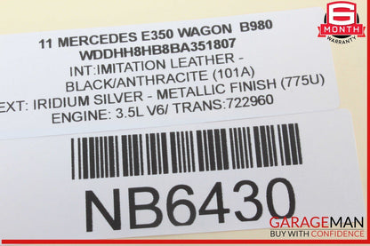 08-20 Mercedes W212 E350 Wagon C250 Headlight Fog Light Switch Control Module
