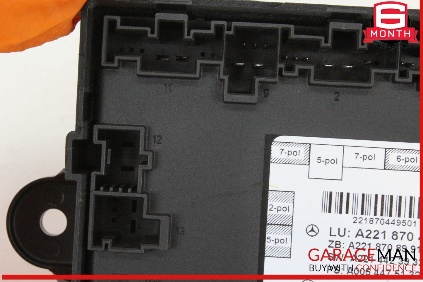 07-13 Mercedes W221 S550 Front Left Driver Side Door Control Module Unit OEM
