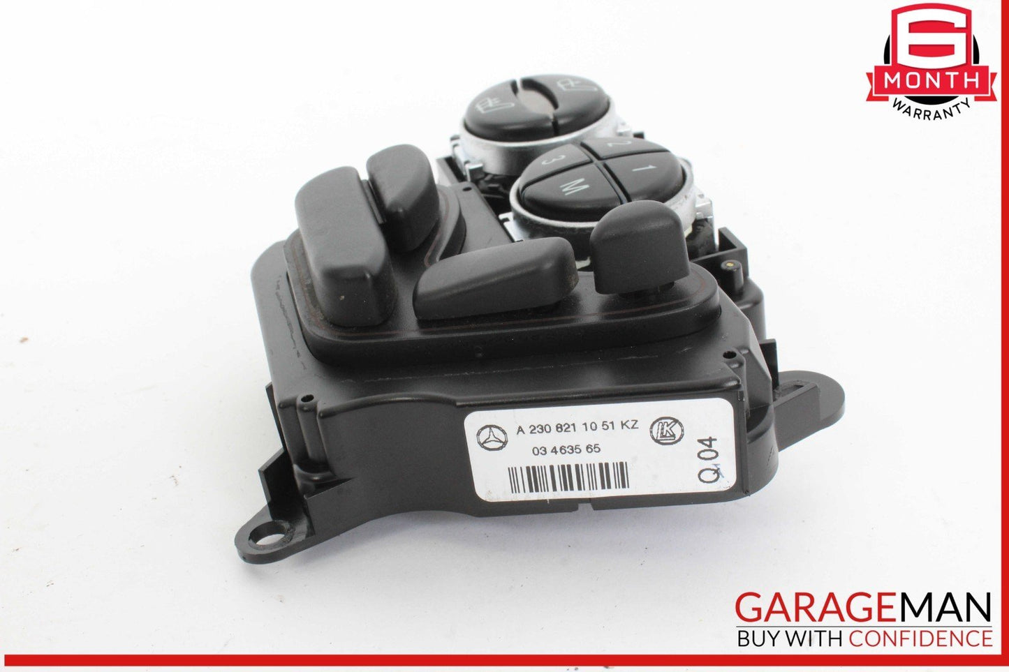 03-08 Mercedes R230 SL500 Front Right Side Seat Adjust Control Switch Module OEM
