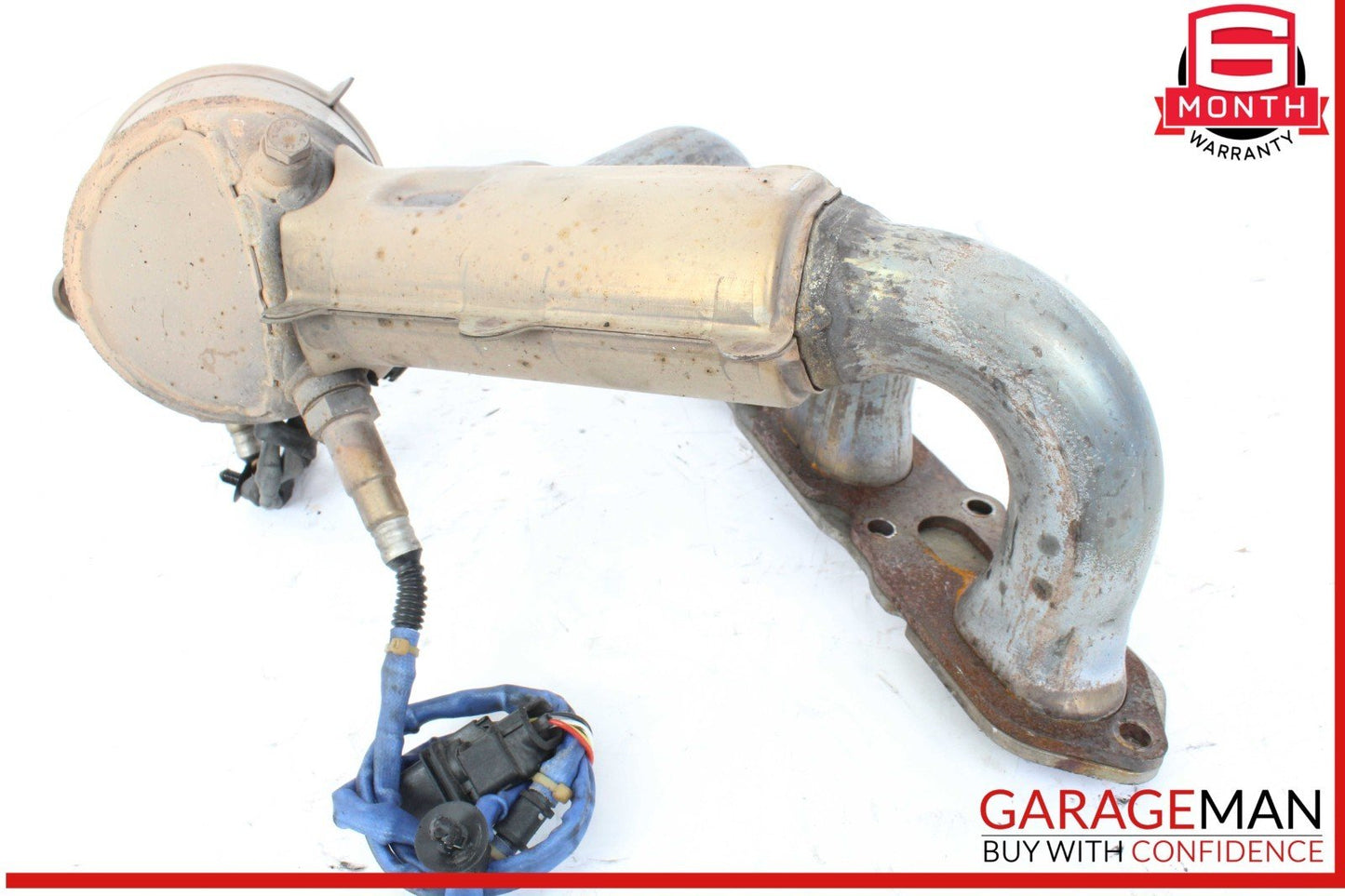 05-08 Porsche Boxster 987 Left Exhaust System Muffler Manifold Header Pipe