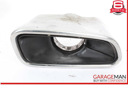 09-19 Mercedes R172 SLK250 Rear Bumper Exhaust Muffler Tips Set of 2 OEM