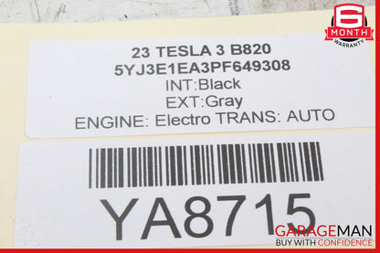 17-23 Tesla Model 3 Rear Right Passenger Side Stabilizer Sway Bar Link OEM