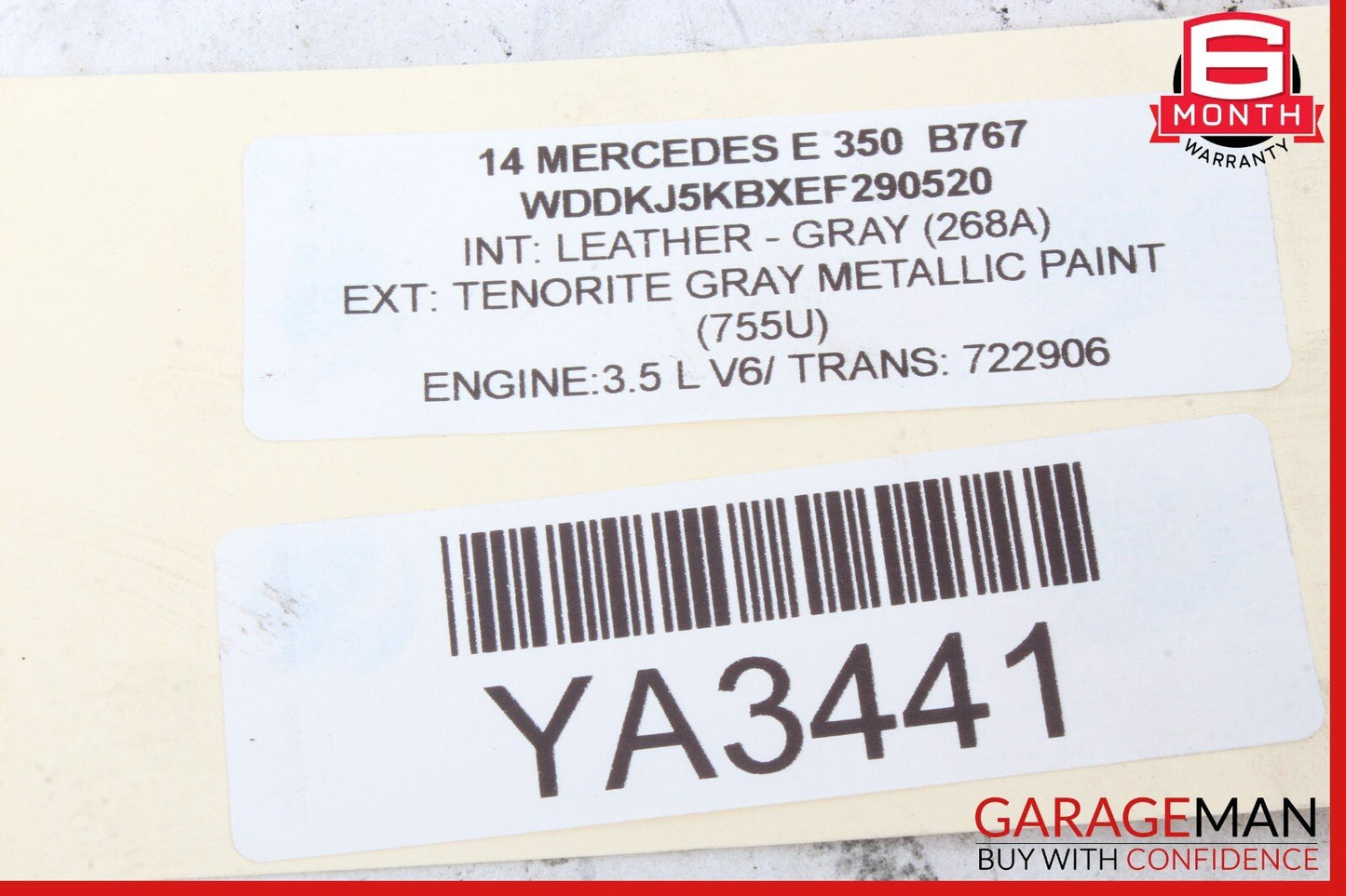 08-17 Mercedes W207 E350 Rear Right / Left Side Suspension Upper Control Arm OEM