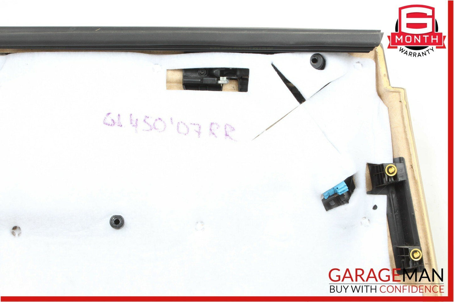 07-12 Mercedes X164 GL450 Rear Right Side Complete Interior Door Panel Brown