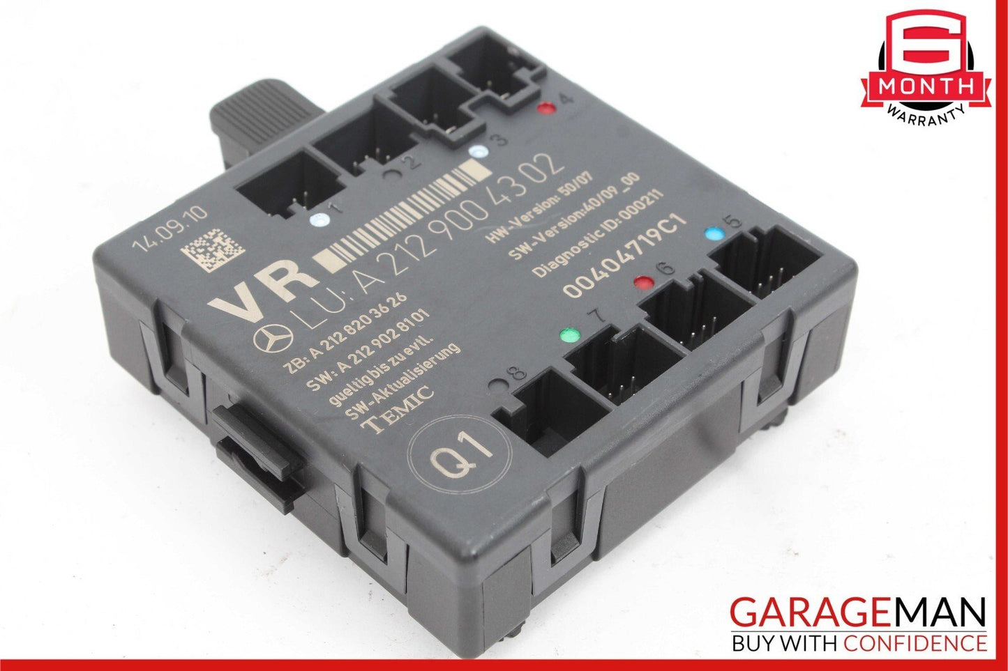 08-18 Mercedes CLS400 E550 C250 C300 Front Right Side Door Control Module Unit