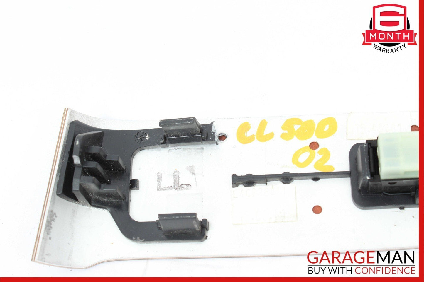 00-06 Mercedes W215 CL500 CL600 Front Left Driver Side Window Glass Switch Wood