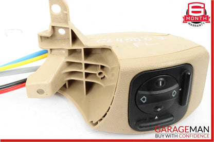 06-12 Mercedes X164 GL450 Front Left Seat Lumbar Regulator Switch Trim Brown