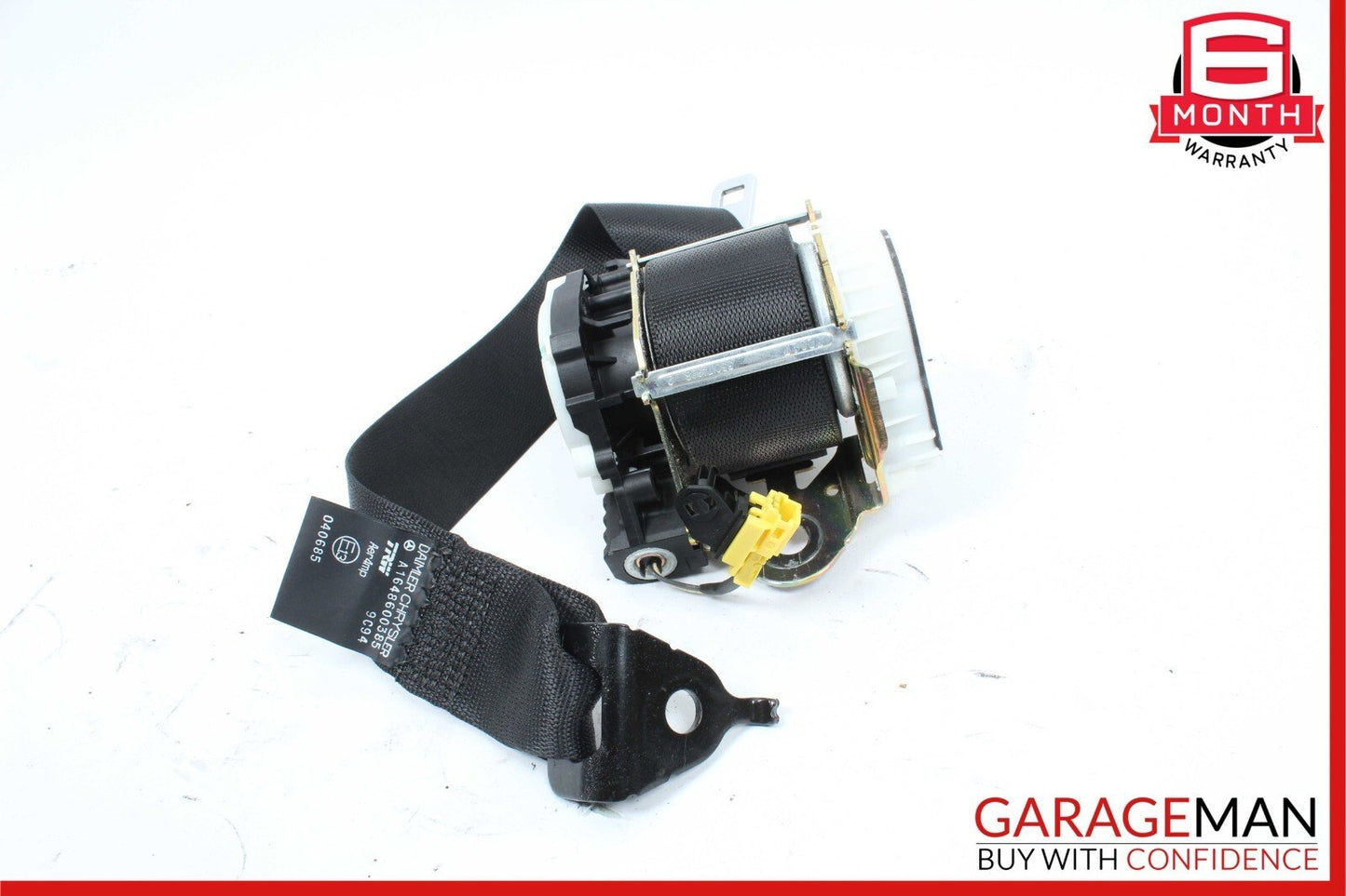 06-08 Mercedes W164 ML350 ML550 2nd Row Rear Left Side Seatbelt Retractor Black