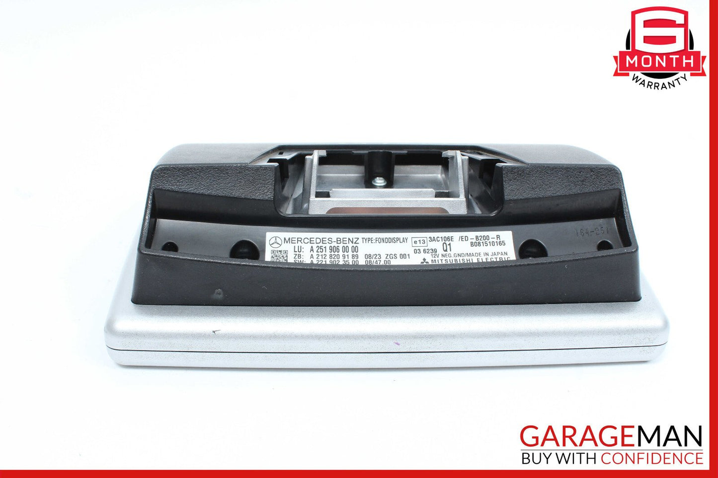 09-13 Mercedes GL450 ML550 GLK350 Left / Right Headrest Screen Monitor Display