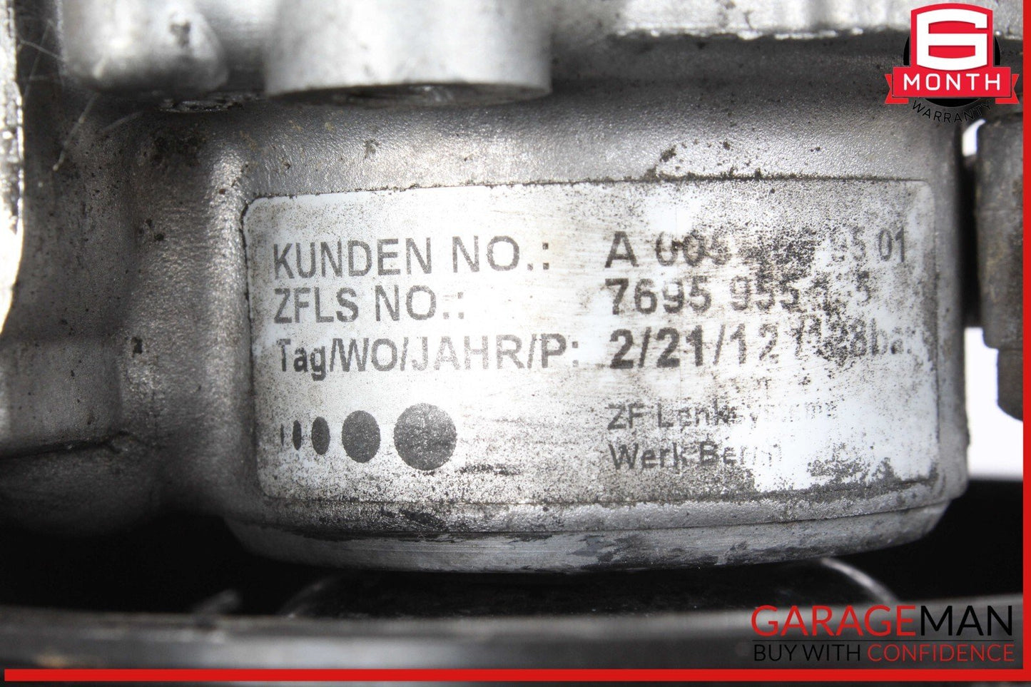 08-14 Mercedes W204 C300 Power Steering Pump Reservoir Assembly 0004602383 OEM