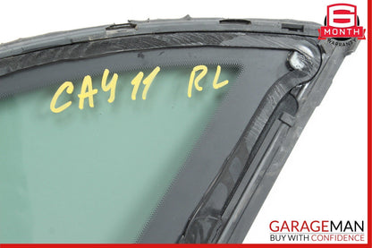 11-17 Porsche Cayenne 958 Rear Left Side Door Quarter Window Auto Glass Panel