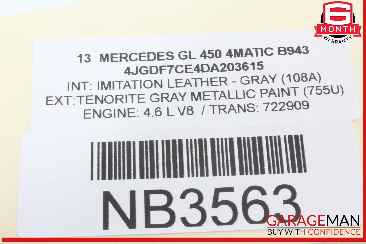 08-20 Mercedes X166 GL450 4MATIC Headlight Fog Light Switch Control Module OEM