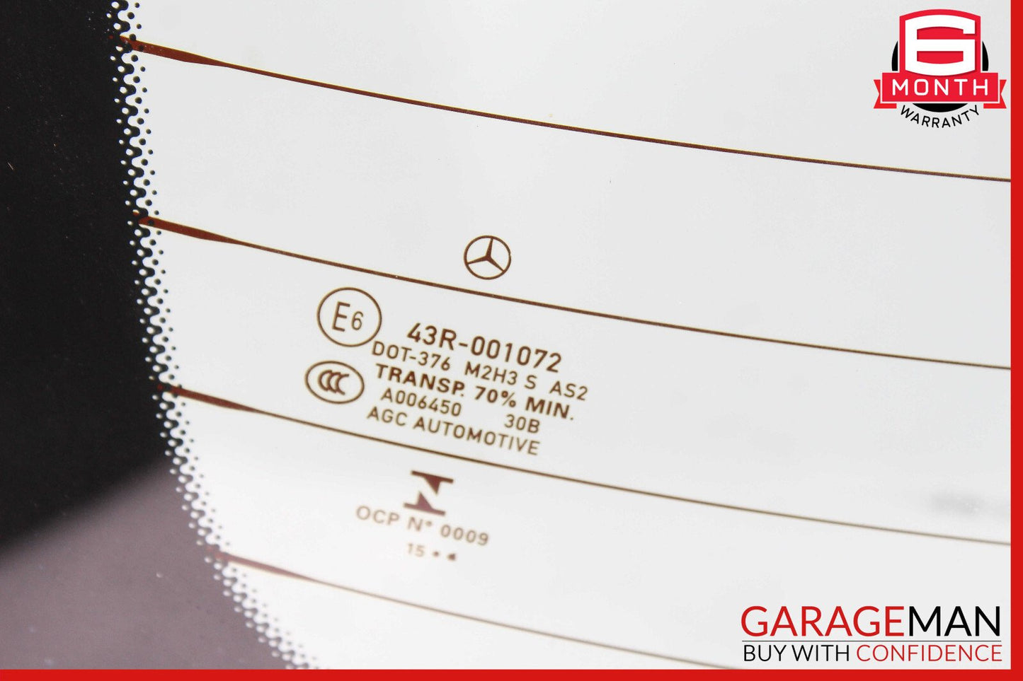 15-18 Mercedes W205 C300 C350e C400 Rear Windshield Window Glass OEM