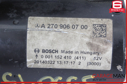 14-19 Mercedes W117 CLA250 GLA250 Engine Starter Motor 2709060700 OEM
